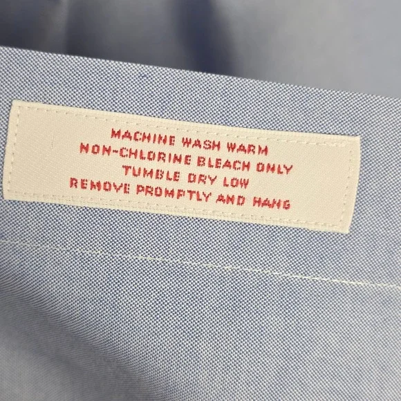 Brooks Brothers Men's Button Down Shirts 17-34 Blue Traditional Fit Cuff ‎ Lot 2